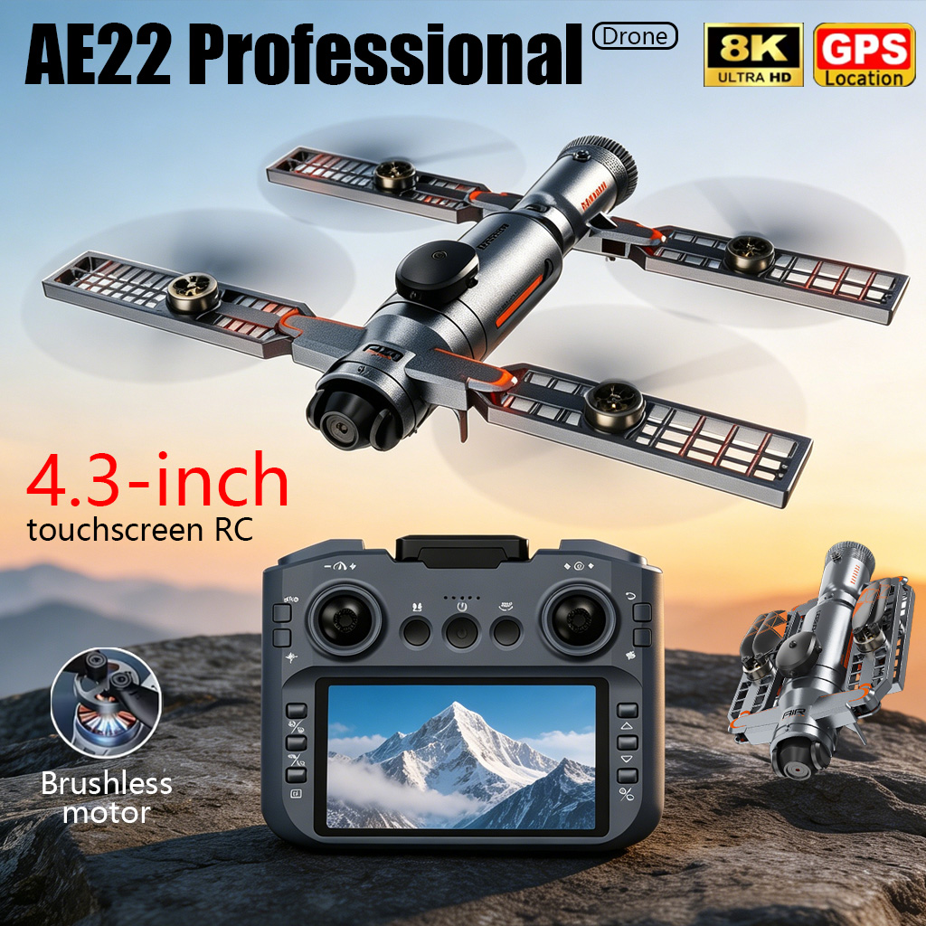 Drone Photogrammetry - Upgraded AE22 PRO MAX Foldable Drone