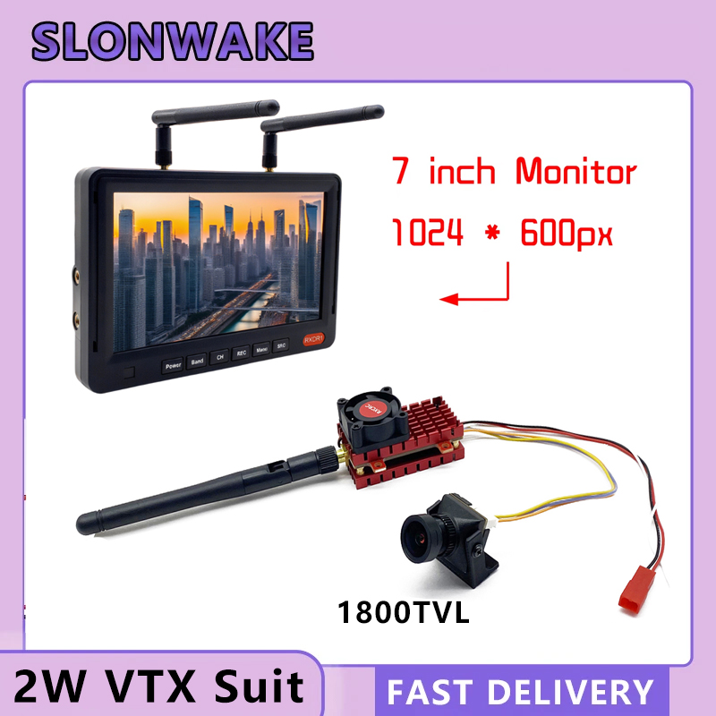 SLONWAKE 5.8G 2W VTX FPV 1800T - đánh giá và giá Drone Aerial Photography