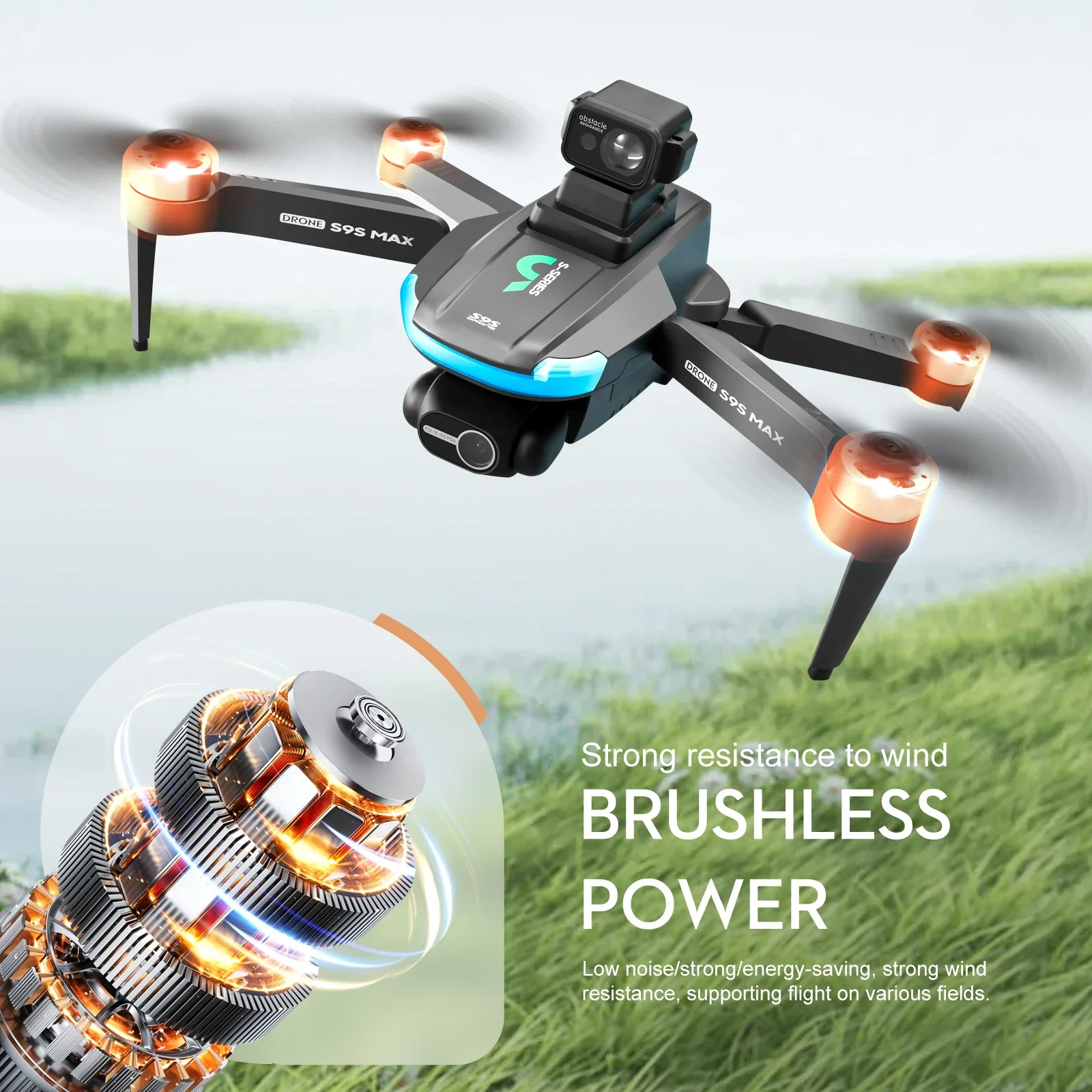 NEW S9S MAX MINI Drone 4K 2-Ax - đánh giá và giá Drone Video Production