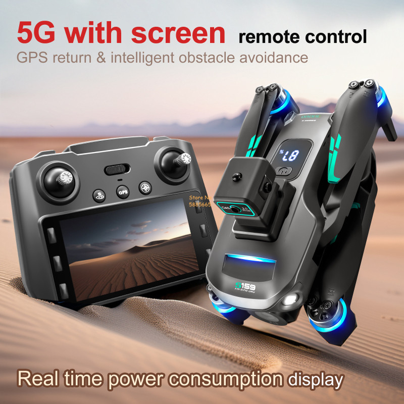 8K Dual Camera 5G WIFI FPV Rem - đánh giá và giá Drone Aerial Photography