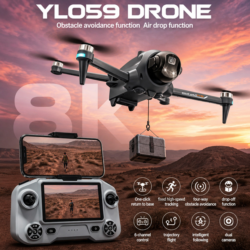 NEW YL059 Drone GPS Auto Retur - đánh giá và giá Drone Multispectral