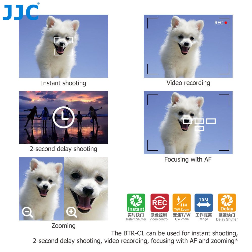 JJC BR-E1 Bluetooth Điều Khiển - đánh giá và giá Canon Camera Eos R50
