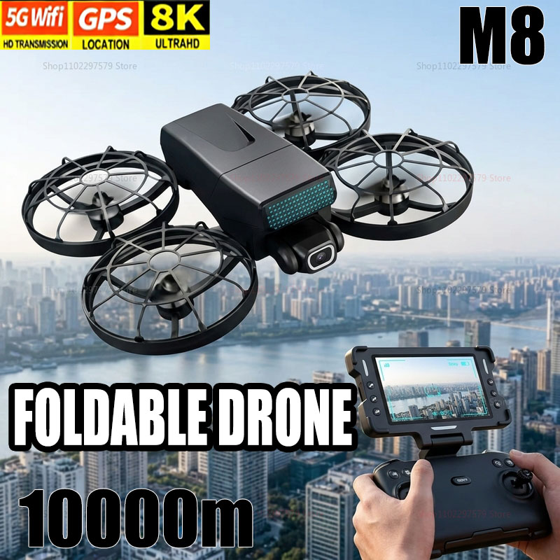 New Drones M8 GPS 8K Professio - đánh giá và giá Drone Photogrammetry