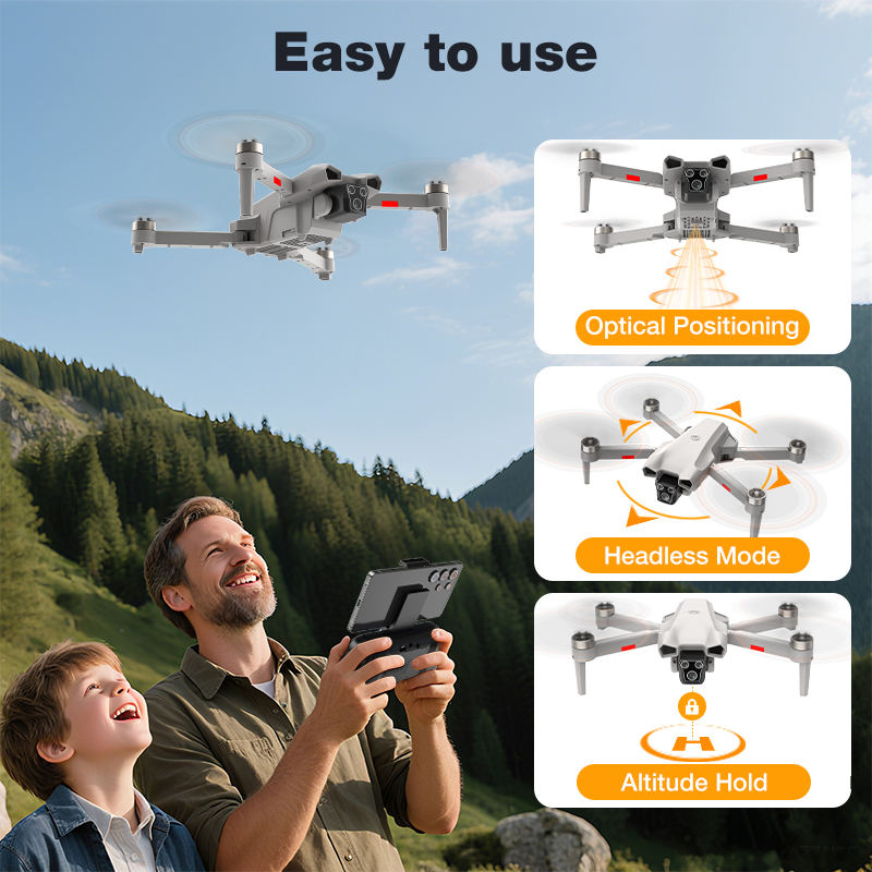 NEW Hot L017 Pro Drone Brushle - đánh giá và giá Drone Photogrammetry